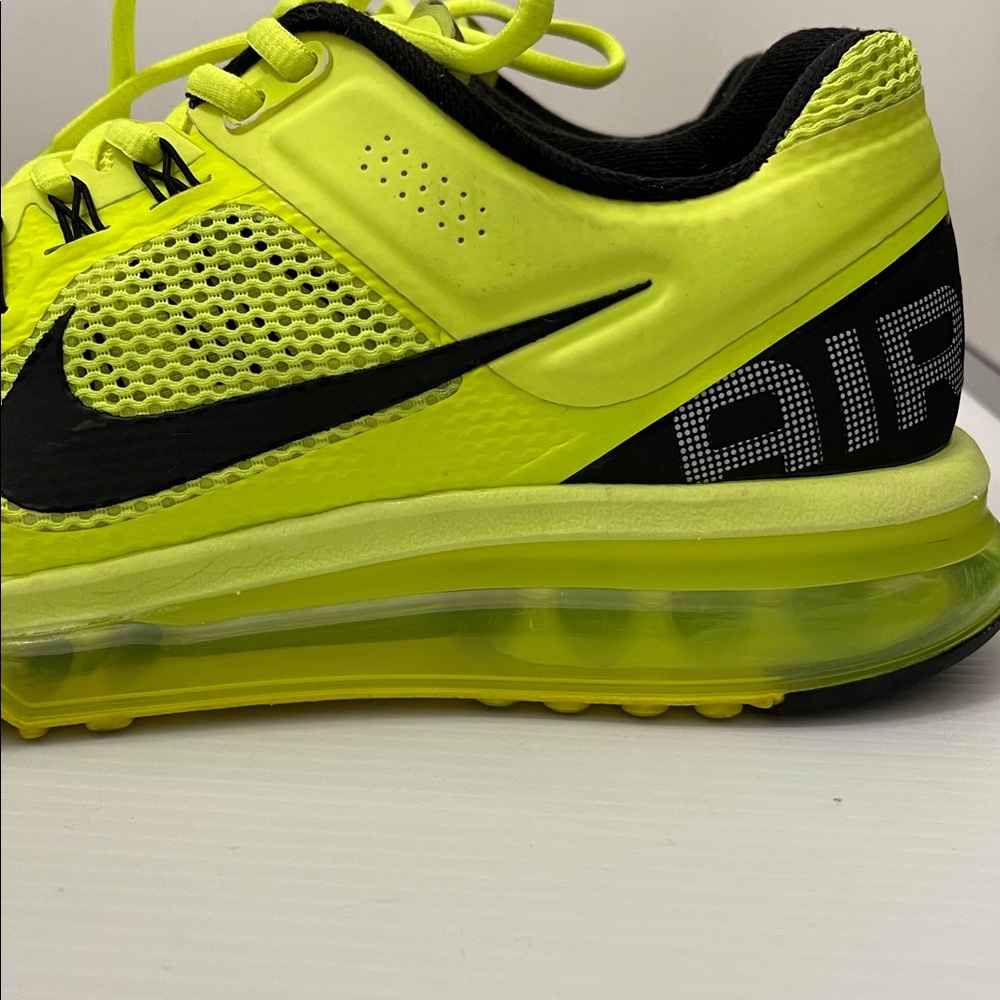 NIKE AIR MAX 2012 VOLT NEON SNEAKERS MENS SIZE 11.5 - Picture 4 of 14